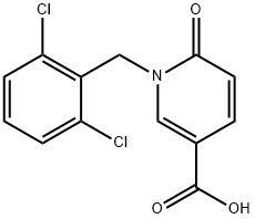 1-(2,6-Dichlorobenzyl)-6-oxo-1,6-dihydropyridine-3-carboxylic acid Structure