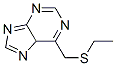 6-(ethylsulfanylmethyl)-5H-purine Struktur