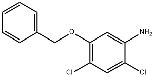 5-(苄氧基)-2,4-二氯苯胺,338960-25-1,结构式