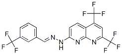 Benzaldehyde, 3-(trifluoromethyl)-, [5,7-bis(trifluoromethyl)-1,8-naphthyridin-2-yl]hydrazone (9CI)|