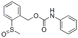 Benzenemethanol, 2-(methylsulfinyl)-, phenylcarbamate (9CI) 化学構造式