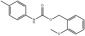 Carbamic acid, (4-methylphenyl)-, [2-(methylthio)phenyl]methyl ester (9CI) Structure