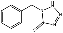 1-BENZYL-1H-TETRAZOLE-5-THIOL 化学構造式