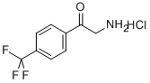 2-AMINO-4'-TRIFLUOROMETHYLACETOPHENONE HYDROCHLORIDE Struktur
