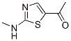 Ethanone, 1-[2-(methylamino)-5-thiazolyl]- (9CI) Structure