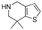 Thieno[3,2-c]pyridine, 4,5,6,7-tetrahydro-7,7-dimethyl- (9CI) Struktur