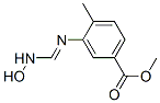 Benzoic acid, 3-[[(hydroxyamino)methylene]amino]-4-methyl-, methyl ester Struktur