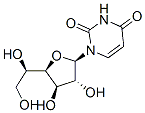 2,4(1H,3H)-Pyrimidinedione, 1-.beta.-D-glucofuranosyl- Struktur