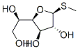 .beta.-D-Glucofuranoside, methyl 1-thio- 化学構造式