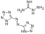 33910-56-4 AMINOGUANIDINE, COMPOUND WITH 5,5'-AZOBIS[1H-TETRAZOLE]