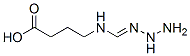 Butanoic  acid,  4-[(hydrazinoiminomethyl)amino]-  (9CI) Struktur