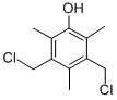 3,5-BIS(CHLOROMETHYL)-2,4,6-TRIMETHYLPHENOL 化学構造式