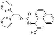 [(9H-FLUOREN-9-YLMETHOXYCARBONYLAMINO)]-NAPHTHALEN-1-YL-ACETIC ACID 化学構造式