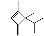 Cyclobutene, 3-isopropyl-1,2,3-trimethyl-4-methylene- (8CI),33923-78-3,结构式