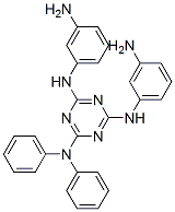 N,N'-Bis(3-aminophenyl)-N'',N''-diphenyl-1,3,5-triazine-2,4,6-triamine,33933-66-3,结构式