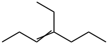 4-Ethyl-3-heptene Structure