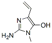 1H-Imidazol-5-ol, 2-amino-4-ethenyl-1-methyl- (9CI) Structure