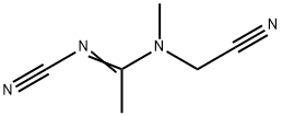 Ethanimidamide, N-cyano-N-(cyanomethyl)-N-methyl- (9CI) Struktur