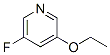 Pyridine, 3-ethoxy-5-fluoro- (9CI) Structure