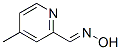 2-Pyridinecarboxaldehyde,4-methyl-,oxime(9CI) Structure