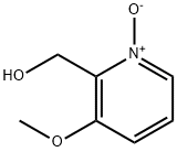 2-羟甲基-3-甲氧基吡啶氮氧化物 结构式
