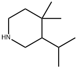 Piperidine, 4,4-dimethyl-3-(1-methylethyl)- (9CI) Structure