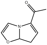 Ethanone, 1-(7,7a-dihydropyrrolo[2,1-b]oxazol-5-yl)- (9CI) Structure