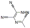 2-Butenedinitrile,  2-amino-3-[(1-cyanoethylidene)amino]- Struktur