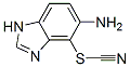 Thiocyanic acid, 5-amino-1H-benzimidazol-4-yl ester (9CI) Struktur