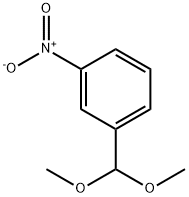 3-Nitrobenzaldehydedimethylacetal 化学構造式