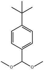 para-tert.-Butylbenzaldehyddimethylacetal, 3395-82-2, 结构式