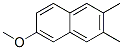 Naphthalene, 6-methoxy-2,3-dimethyl- (8CI,9CI) Structure