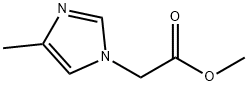 1H-Imidazole-1-aceticacid,4-methyl-,methylester(9CI) Structure