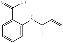 Benzoic acid, 2-[(1-methyl-2-propenyl)amino]- (9CI),339547-26-1,结构式