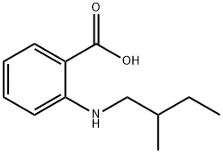 Benzoic acid, 2-[(2-methylbutyl)amino]- (9CI) Structure