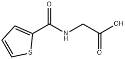 [(噻吩-2-羰基)氨基]乙酸, 33955-17-8, 结构式
