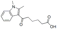 6-(1,2-DIMETHYL-1H-INDOL-3-YL)-6-OXO-HEXANOIC ACID 化学構造式