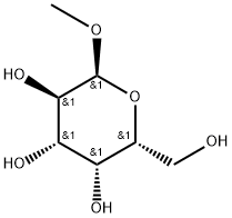 Α-D-乳酸吡喃糖苷甲酯, 3396-99-4, 结构式