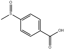 4-methylsulfinylbenzoate 化学構造式