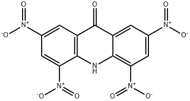 2,4,5,7-tetranitroacridin-9(10H)-one Struktur