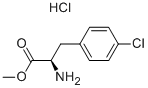 4-Chloro-D-phenylalanine methyl ester hydrochloride Struktur