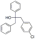1,2-Diphenyl-1-(p-chlorophenylmethyl)ethanol Struktur