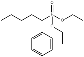 (1-Phenylpentyl)phosphonic acid diethyl ester Struktur
