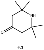 2,2,6,6-テトラメチル-4-ピペリドン 塩酸塩 化学構造式