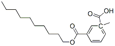 Isophthalic acid 1-decyl 3-methyl ester Structure