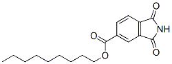 1,3-ジオキソ-5-イソインドリンカルボン酸ノニル 化学構造式
