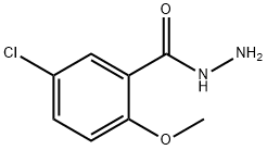 5-CHLORO-2-METHOXYBENZOHYDRAZIDE, 33977-11-6, 结构式