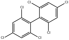 2,2',4,4',6,6'-ヘキサクロロ[1,1'-ビフェニル] 化学構造式