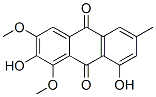 1,3-ジメトキシ-2,8-ジヒドロキシ-6-メチル-9,10-アントラキノン 化学構造式