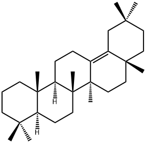 Olean-13(18)-ene,3399-27-7,结构式